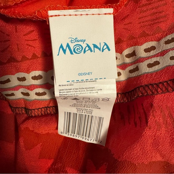 Disney Moana Costume – Kids Medium (7–8) Disney Princess - Picture 7 of 12